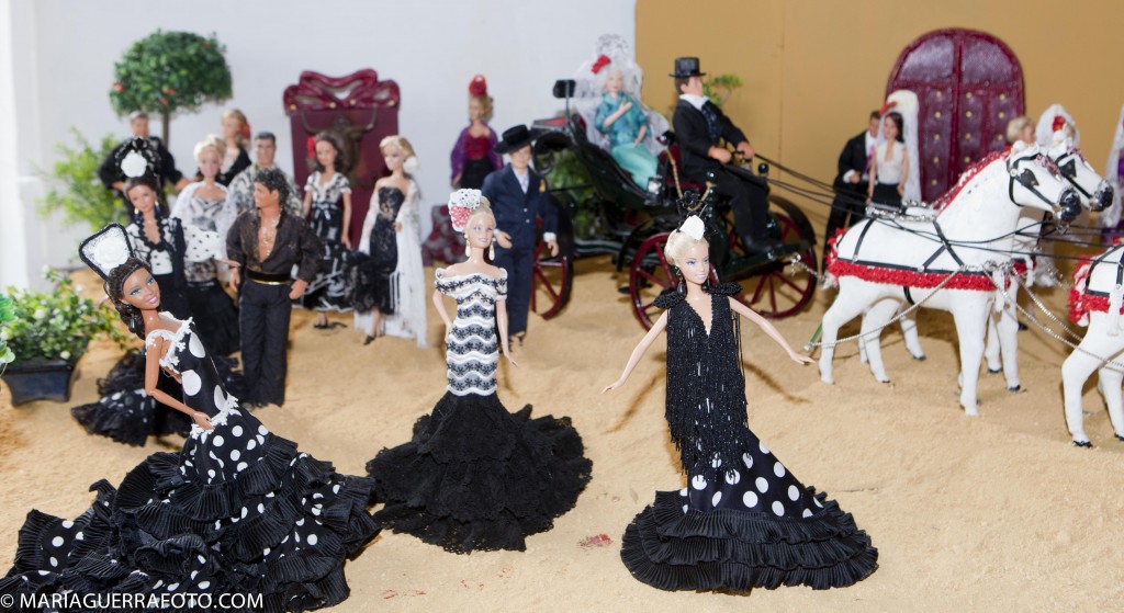 Las barbies flamencas. Mercedes Benz Pasarela Flamenca de Jerez.