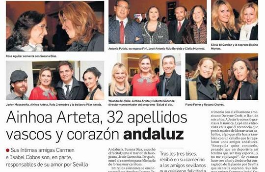 Diario de Sevilla: Ainhoa Arteta.