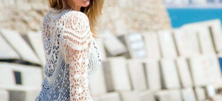 Vestidos de crochet .