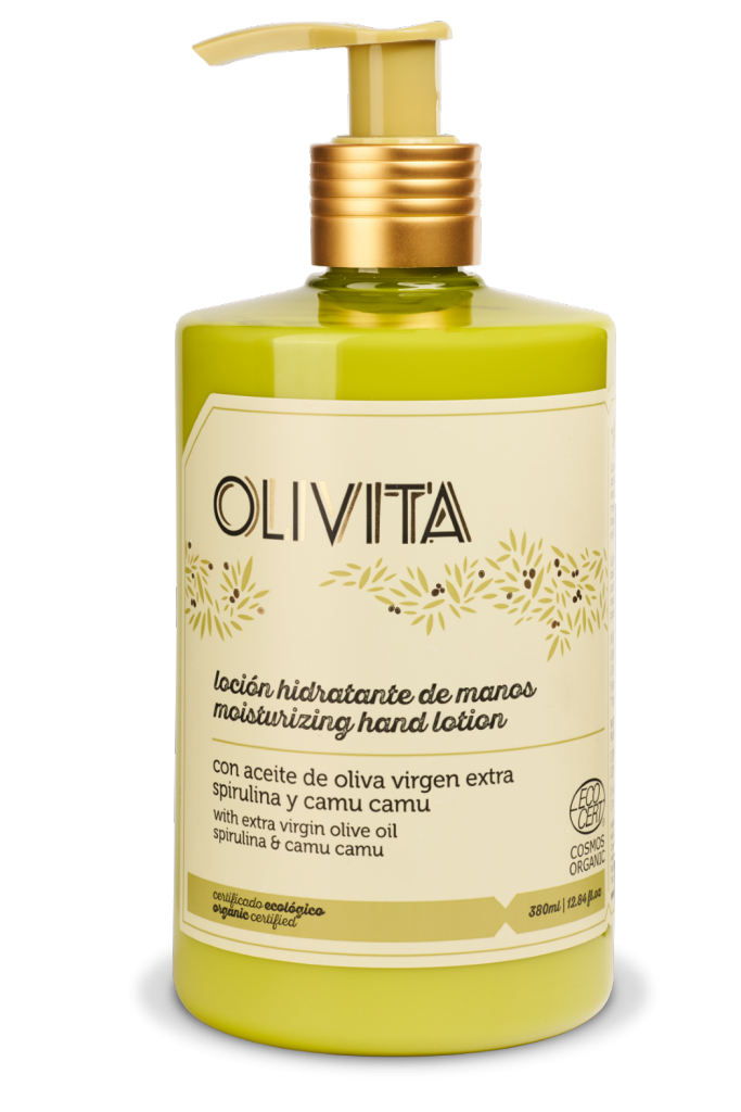 Olivita, loción hidratante de manos olivita.
